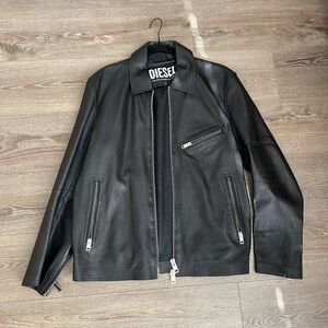 Diesel L-Korn Leather Jacket
